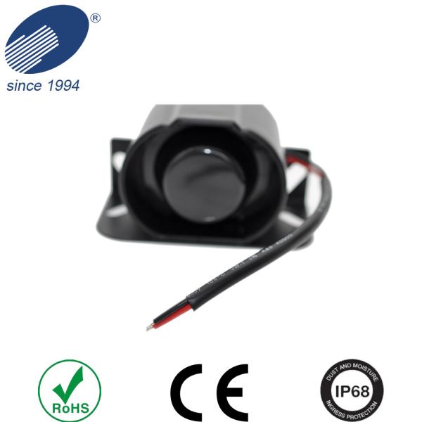Cheap Iron Shell 107dB Backup Warning Beepert Intelligent Ruck Reverse Alarm12-36V for sale