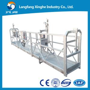 China 630kg aluminum mobile scaffolding / suspended platform adjustable / gondola platform on sale