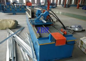 14 Steps Door Frame Roll Forming Machine , Rolling Shutter Machine