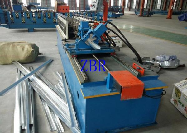 Cheap 14 Steps Door Frame Roll Forming Machine , Rolling Shutter Machine for sale