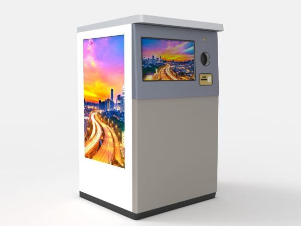 Cheap Amusement Park 30" User Screen Reverse Bottle Recyclable Vending Machines for sale