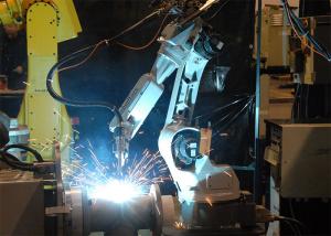 TIG Argon Welding Automation Equipment , Frame Automated Assembly Line