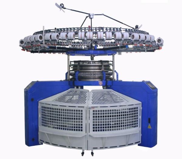 Cheap 3 Phase Open Width Circular Knitting Machine , Double Jacquard Knitting Machine for sale
