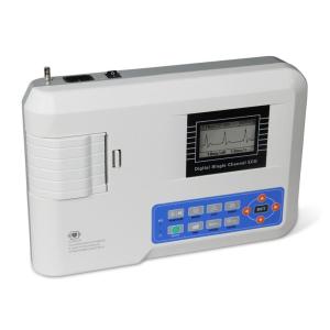 China 220v Single Channel ECG Machine 150hz , 12 Bit Digital EKG Machine on sale