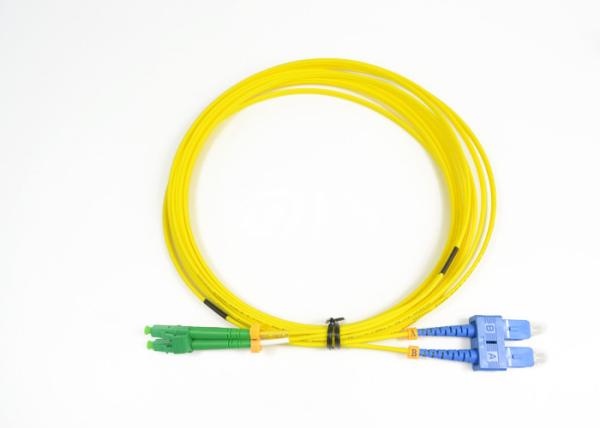Cheap Duplex Patch Cord Optical Fiber For Access Network SC / UPC LC / APC Customize for sale