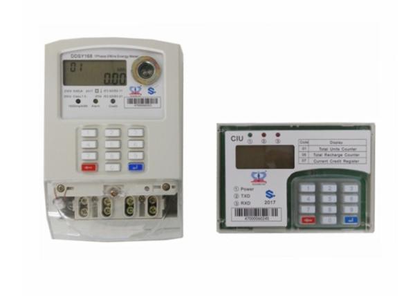 Cheap STS Prepaid Meters Keypad Prepayment Smart Electric Meter With Wireless CIU for sale