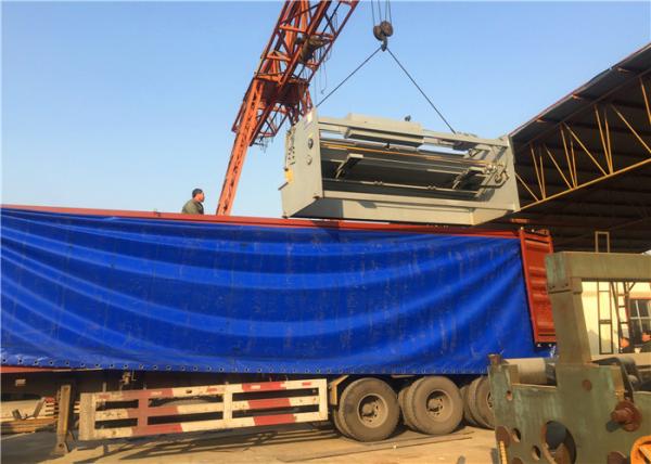 Cheap Automatic Wire Mesh Cutting Machine , Gabion Production Line 7.5kw Motor Power for sale