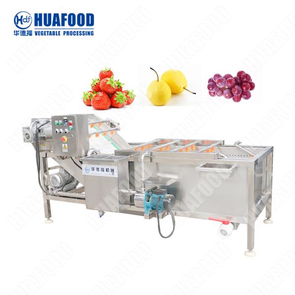 Cheap Multifunctional Vegetable Fruit Processing Washing Machine Industrial Cleaning Equipment With Conveyor Herbs Washer for sale