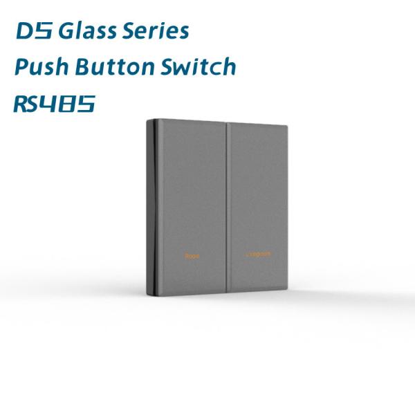 Cheap Glass Panel RS485 Modbus Protocol Push Button Electrical Wall Switch for sale