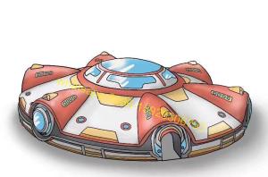 Best UFO kids playground obstacle course game new design wholesale