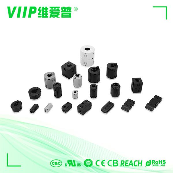 Cheap V18001 Ferrite Core Coil Rohs Certified RFI EMI Noise Suppressor Cable Clip Specifications Improve Signal Integrity for sale