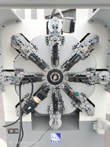 12-14 Axis Automatic CNC Spring Making Machine , 1 To 4mm Spring Coiling Machine