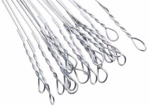 Rust Resistance Bale Ties Wire Quick Link Tie Wire 2.28m Length For Cotton Binding