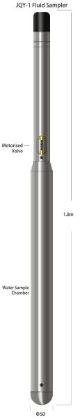 Cheap 1L Volume Bipolar Codes Signal Fluid Sampler Probe For 75 deg 20MPa Environment for sale