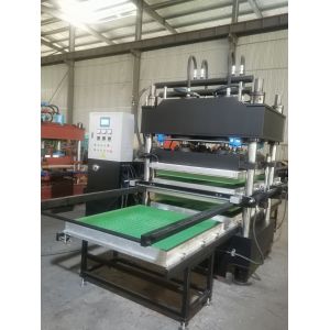Best Rubber Tile Vulcanizing Machine with Push-Pull Device 550×550×45 Heating Plate and 4 Layers for Efficient Floor Tile Production wholesale