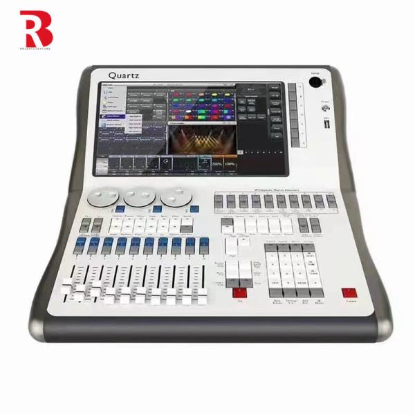 Cheap Top Quality Stage DMX512 Lighting Controller QUARTZ With Five System for show for sale