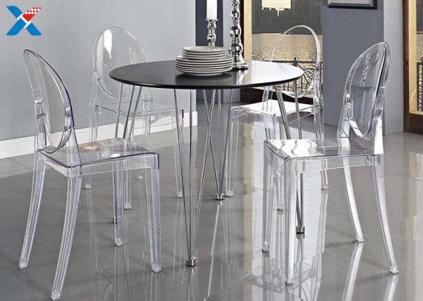 Classic Crystal Acrylic Modern Furniture For Office Dinner Table Chairs