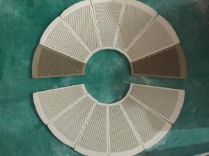 Best Customized Ceramic Heater Plate For Gas Stove Fan Shape Eco - Friendly wholesale