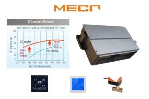 China Low Noise Horizontal Fan Coil Unit 800CFM With Hot Galvanized Steel Case on sale