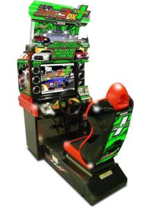 Coin Operated Midnight Maximum Tune 3Dx Car Racing Video Machine For Amusement