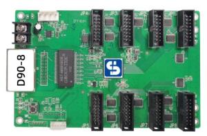 Best Universal Acceptance Card D90-8 with 8 HUB75E Interfaces 32 Scans Support LedSet3.0 wholesale