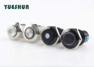 China 5A 250V AC Latching Push Button Switch , Metal Push Button Switch 16mm on sale