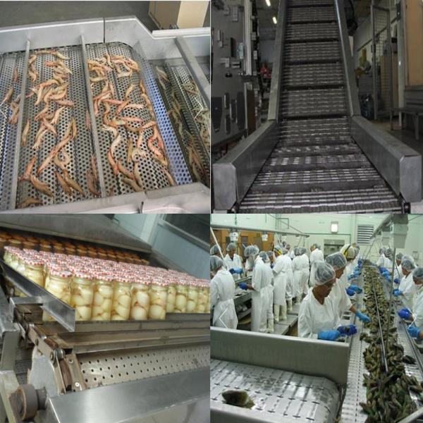 Industrial Tunnel Furnace Metal Stainless Steel 304 Baffle Plate Link Chain Perforated Plate Conveyor Mesh Belt ss316