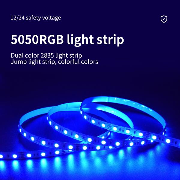 Cheap Low Voltage Flexible SMD RGB LED Strip Light Customized For Bar KTV for sale