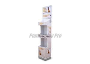 China Heavy Duty Cardboard POP Displays 1 Header False Base For Wine Holding on sale