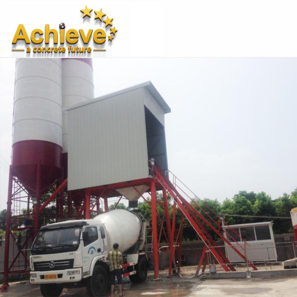 Cheap JS1000 Universal Mobile Concrete Batching Plant 50 CBM Per Hour  4.1m for sale