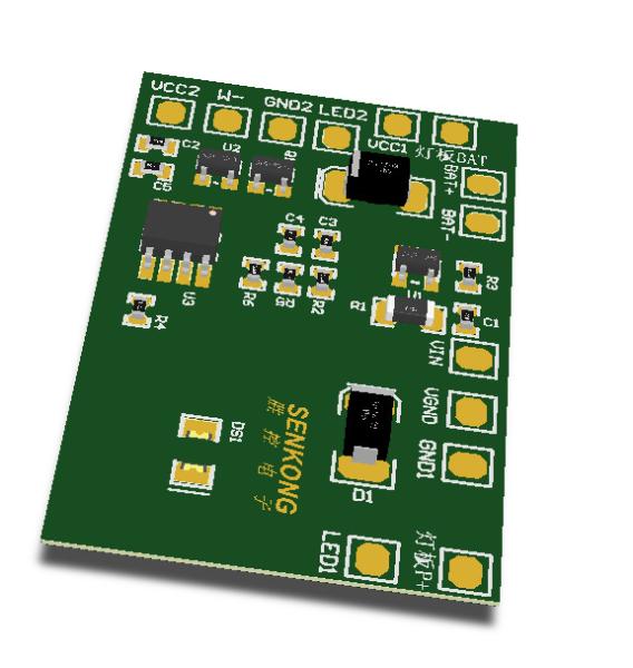 Cheap Adjustable Brightness Touch Button 32W Custom PCB Assembly for sale
