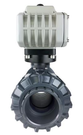 Cheap DCL CSA Modulating Electric 200Nm PVC Control Valve for sale