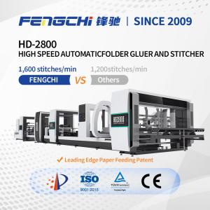 Best Box High Speed Automatic Folder Gluer Stitcher Machine wholesale