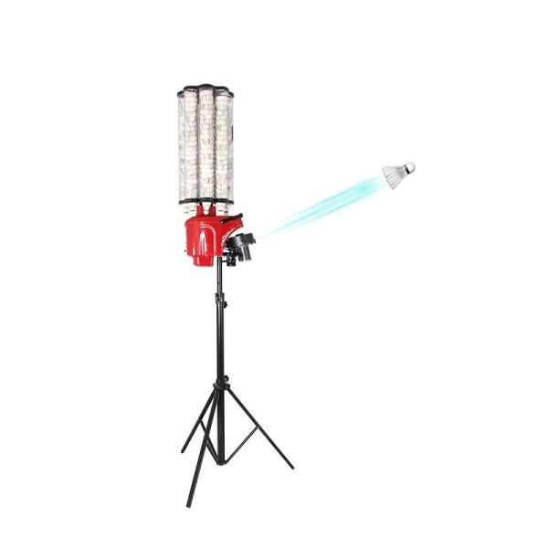 Cheap Automatic Badminton Shuttle Feeder Machine 100pcs With Adustable Speed Mode for sale