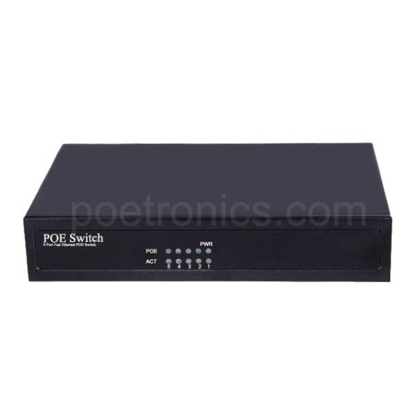 Cheap POE-S104FB 4 Port IEEE802.3af 10/100Mbps 15.4W POE Switch (48V/1.5A Built-in Power) for sale