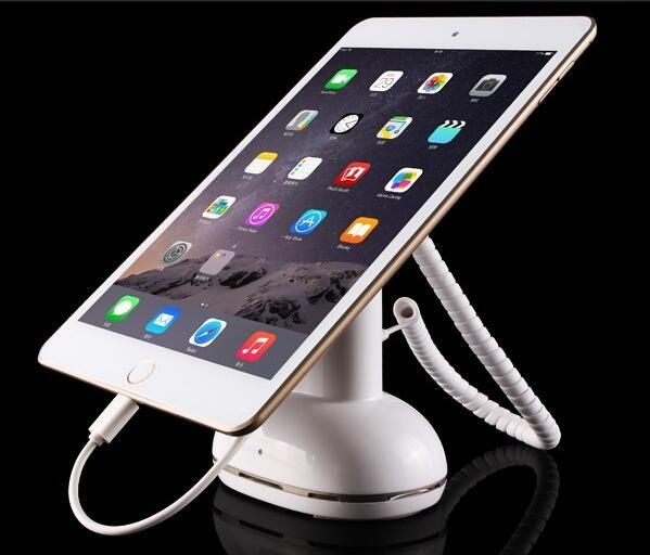 Cheap COMER Tablets secure counter pedestal stand holder with alarm host tablet alarm locking system for sale