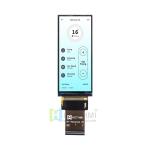 3.4-inch color TFT LCD/ST7701S controller/412x960 resolution/RGB interface/FPC