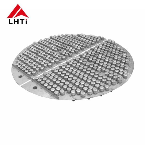 Cheap JIS Broaching Titanium Bubble Cap Tray Cnc Distillation Column Internals for sale