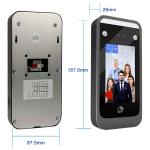 Linux WIFI AI Facial Recognition Access Control System Biometric QR Code RFID