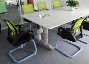 Fabric 55cm Width Revolving Mesh Computer Chair , Armrest Office Chair