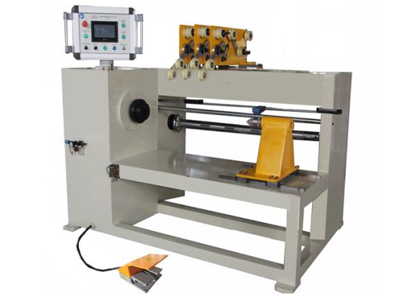 Cheap PLC Control Three 400mm Height Coil Winding Machine With Automatic Laying Wire for sale