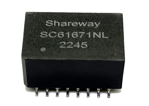 Cheap PM-DB2751 SMD Power Over Ethernet Transformer 16 Pins Dual Core for sale