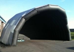 China Customized Giant Inflatable Stage Cover Black Large Inflatable Event Tent on sale