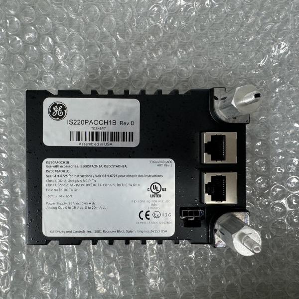 Cheap GE IS220PAOCH1B ANALOG OUTPUT MODULE for sale