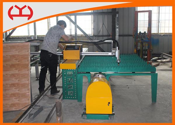 Cheap Programmable CNC Pipe Cutting Machine , CNC Tube Cutting Machine Static Graphic Display for sale