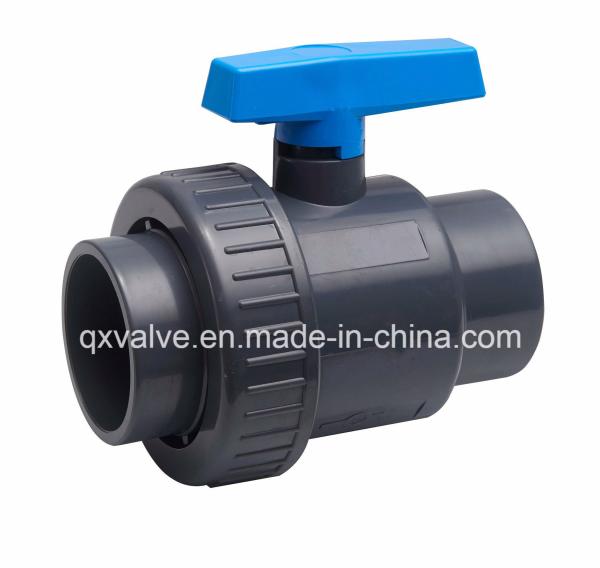 Socket or Threaded Connection Form PVC Union Valve Manufactured for Customized