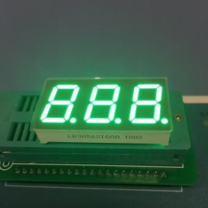 Best Pure Green 3 Digit Seven Segment LED Display 0.56 &quot; For Instrument Panel wholesale