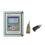 Wall mounted area velocity type open channel ultrasonic flow meter with 4-20mA