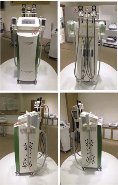 Cheap Efficient user friendly design multifunctional two handles cryolipolysis device for sale
