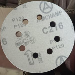 China 5 Inch 8 Hole Hook And Loop Adhesive Sanding Discs Sandpaper Orbital Sander on sale